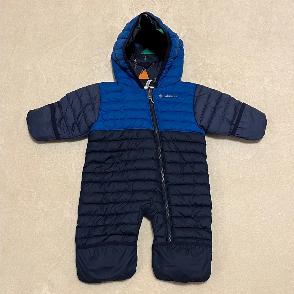 Columbia | Reversible Puffer Snowsuit 3-6M